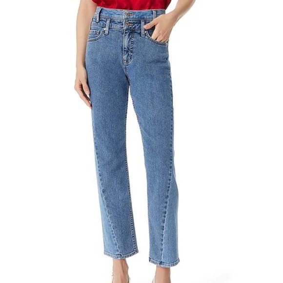 Sam Edelman Women’s Size 24 Stovepipe Jeans Tapered Leg NWT $119 Slim Denim - Picture 1 of 14